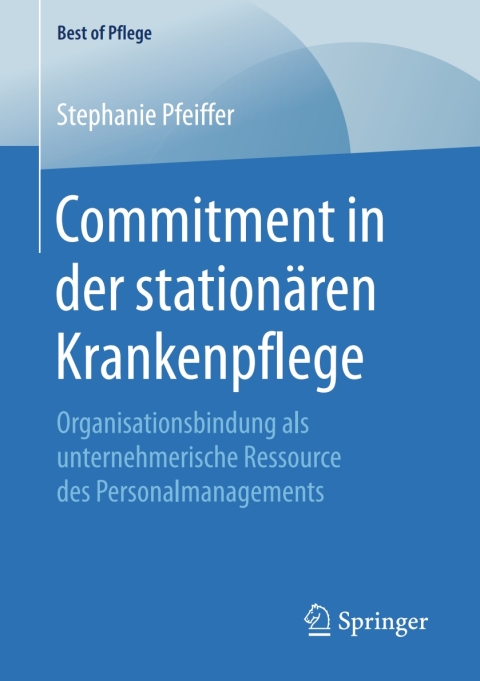 Cover image for book Commitment in der stationären Krankenpflege