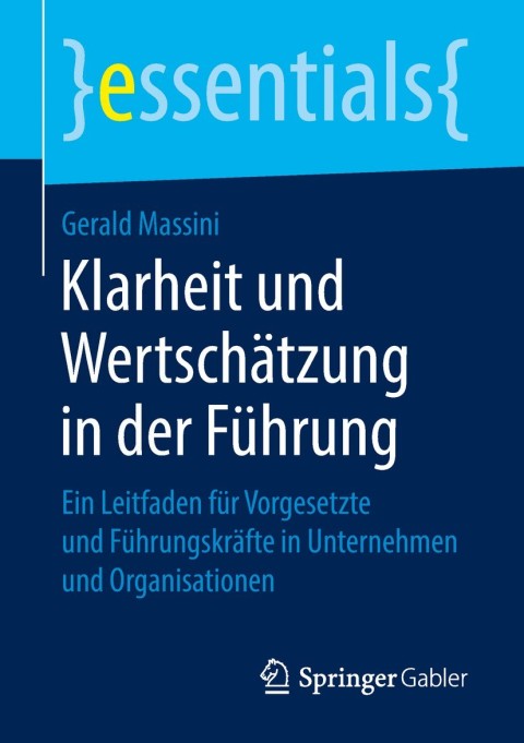Cover image for book Klarheit und Wertschätzung in der Führung