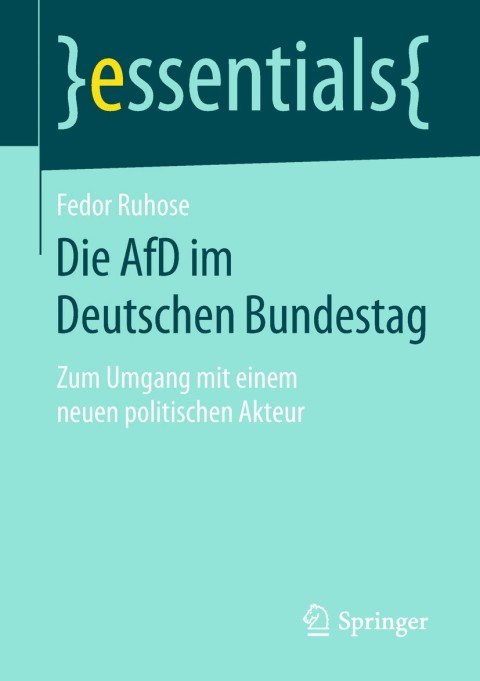 Cover image for book Die AfD im Deutschen Bundestag