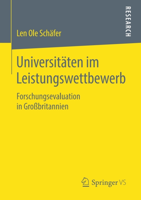Cover image for book Universitäten im Leistungswettbewerb