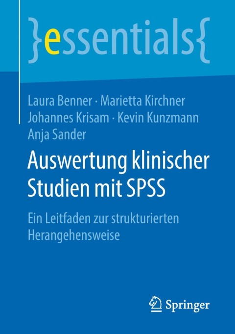 Cover image for book Auswertung klinischer Studien mit SPSS