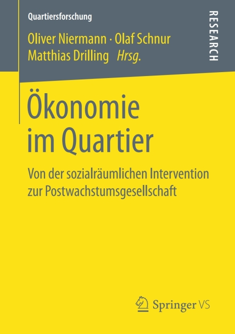 Cover image for book Ökonomie im Quartier