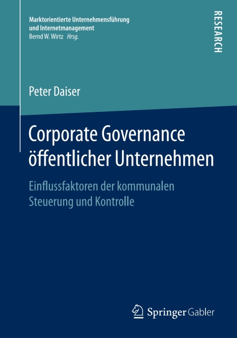 Cover image for book Corporate Governance öffentlicher Unternehmen