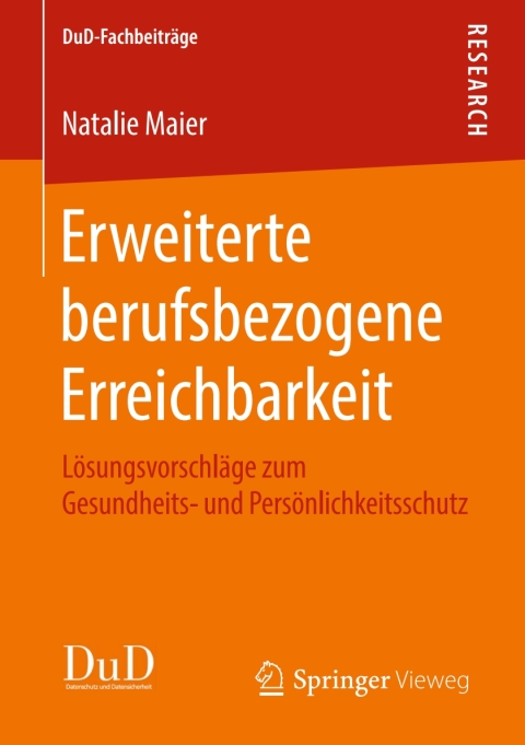Cover image for book Erweiterte berufsbezogene Erreichbarkeit