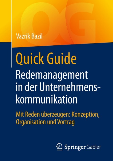 Cover image for book Quick Guide Redemanagement in der Unternehmenskommunikation