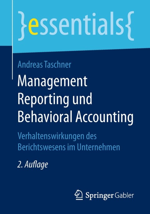 Cover image for book Management Reporting und Behavioral Accounting