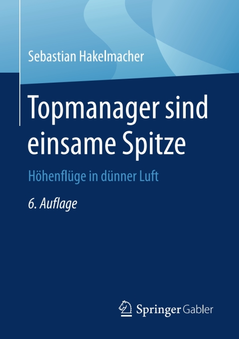 Cover image for book Topmanager sind einsame Spitze