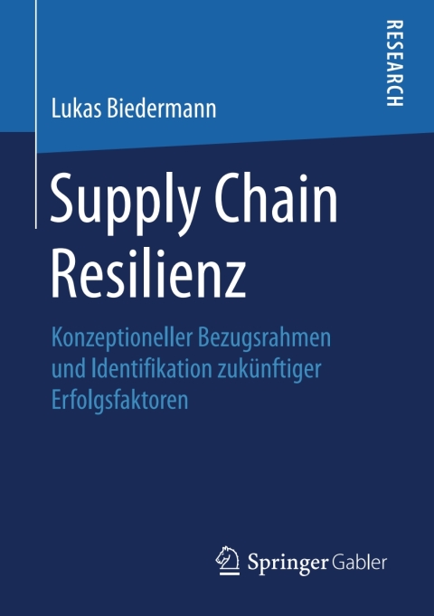 Cover image for book Supply Chain Resilienz