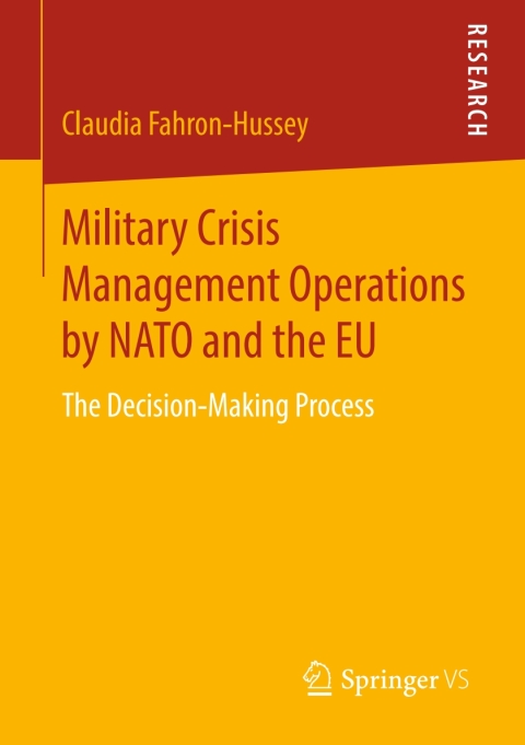 Cover image for book Military Crisis Management Operations by NATO and the EU