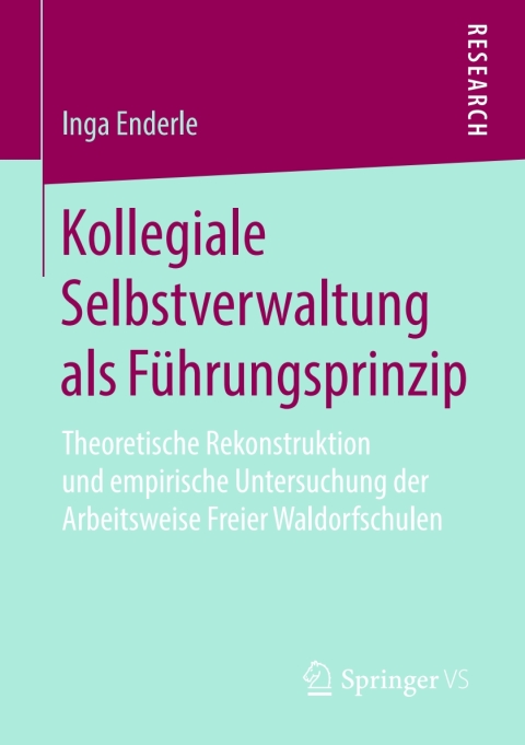 Cover image for book Kollegiale Selbstverwaltung als Führungsprinzip