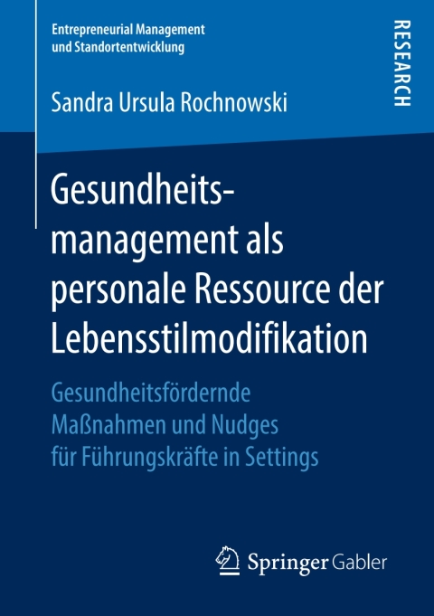 Cover image for book Gesundheitsmanagement als personale Ressource der Lebensstilmodifikation