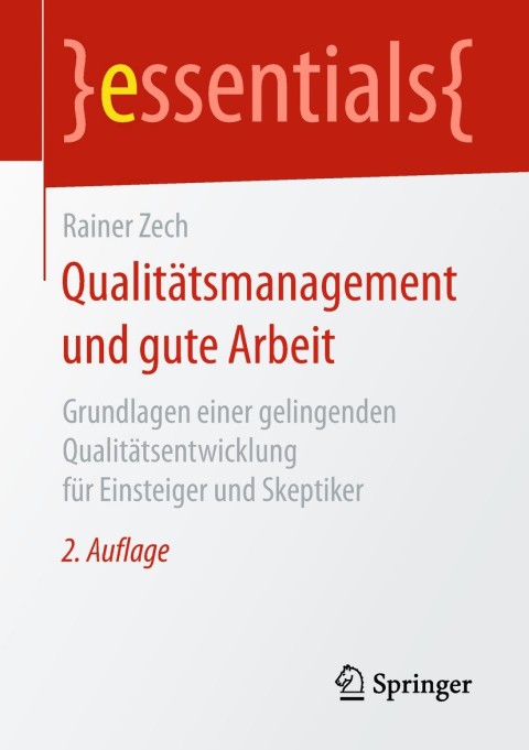 Cover image for book Qualitätsmanagement und gute Arbeit