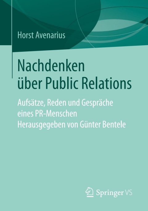 Cover image for book Nachdenken über Public Relations