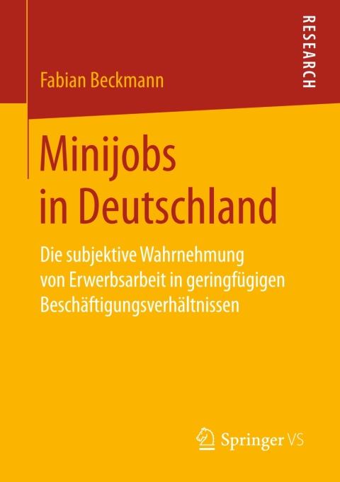 Cover image for book Minijobs in Deutschland