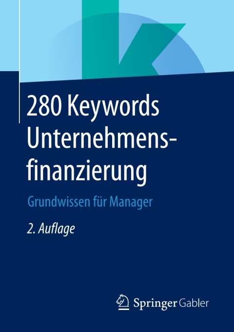 Cover image for book 280 Keywords Unternehmensfinanzierung