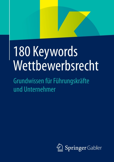 Cover image for book 180 Keywords Wettbewerbsrecht