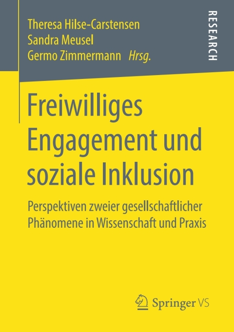 Cover image for book Freiwilliges Engagement und soziale Inklusion