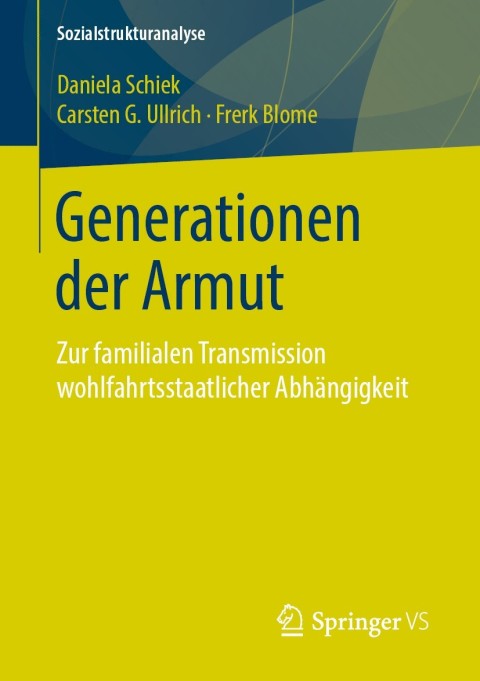 Cover image for book Generationen der Armut