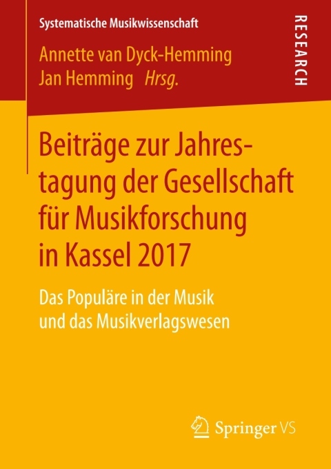 Cover image for book Beiträge zur Jahrestagung der Gesellschaft für Musikforschung in Kassel 2017