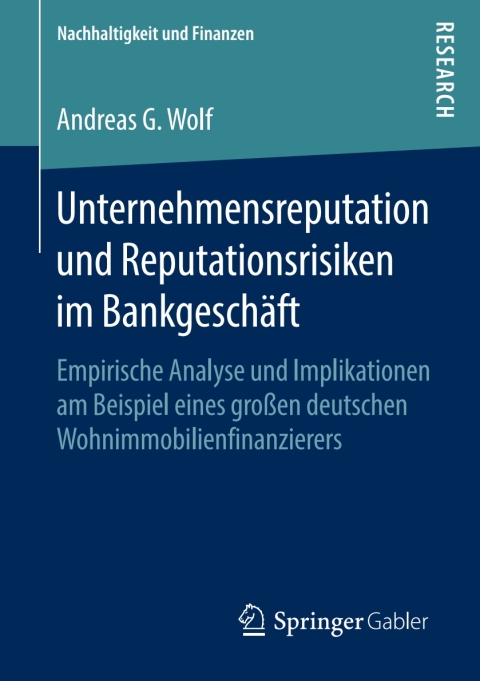 Cover image for book Unternehmensreputation und Reputationsrisiken im Bankgeschäft
