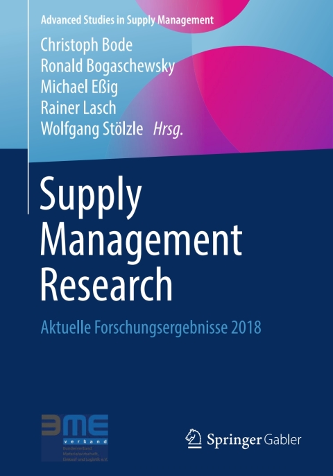 Cover image for book Supply Management Research