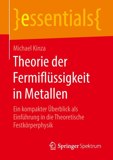 Cover image for book Theorie der Fermiflüssigkeit in Metallen
