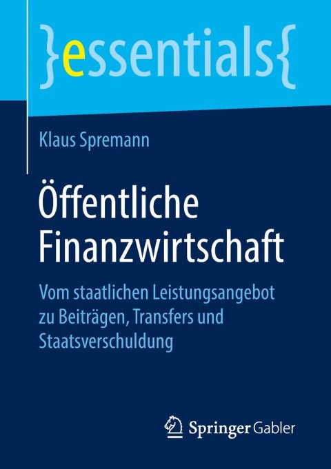 Cover image for book Öffentliche Finanzwirtschaft