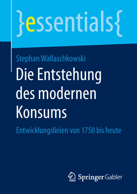 Cover image for book Die Entstehung des modernen Konsums