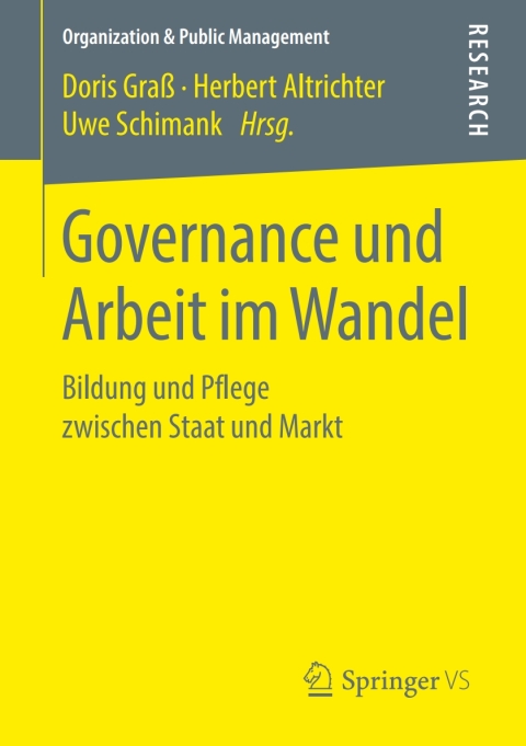 Cover image for book Governance und Arbeit im Wandel