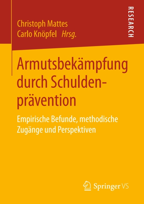 Cover image for book Armutsbekämpfung durch Schuldenprävention