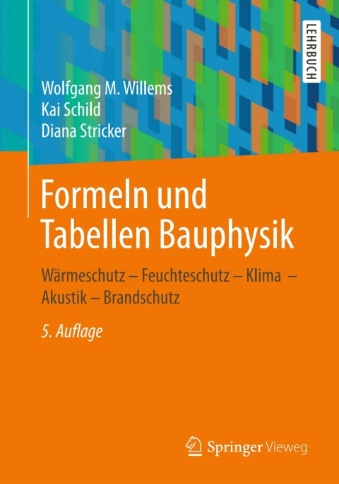 Cover image for book Formeln und Tabellen Bauphysik