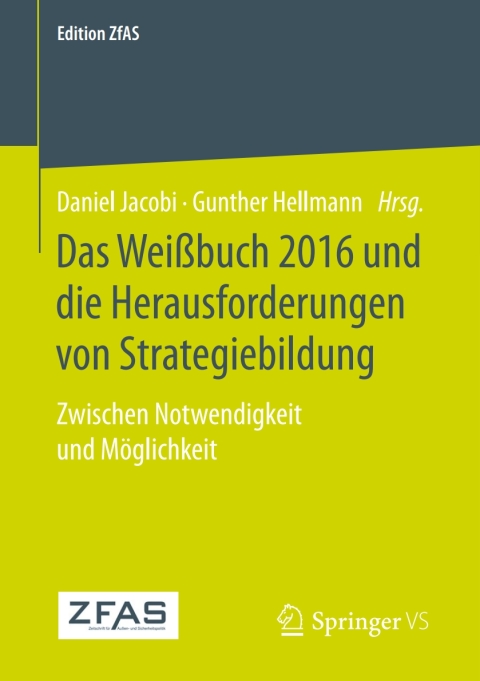 Cover image for book Das Weißbuch 2016 und die Herausforderungen von Strategiebildung