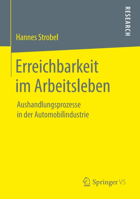 Cover image for book Erreichbarkeit im Arbeitsleben