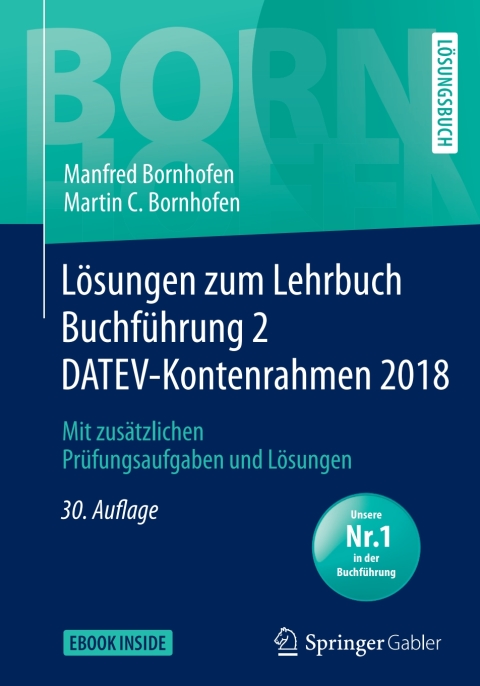 Cover image for book Lösungen zum Lehrbuch Buchführung 2 DATEV-Kontenrahmen 2018