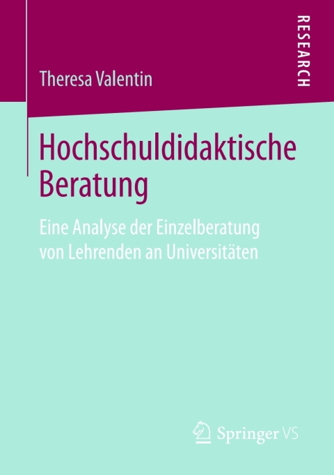 Cover image for book Hochschuldidaktische Beratung