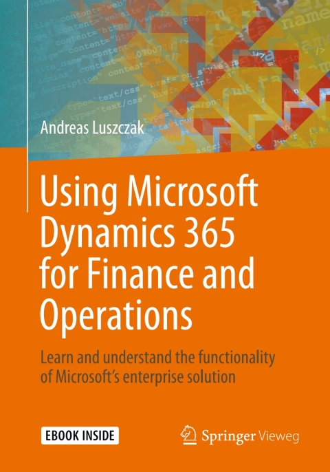 Cover image for book Using Microsoft Dynamics 365 for Finance and Operations