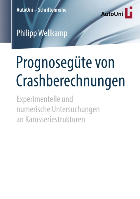 Cover image for book Prognosegüte von Crashberechnungen