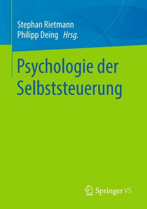Cover image for book Psychologie der Selbststeuerung