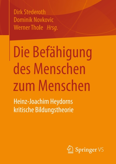 Cover image for book Die Befähigung des Menschen zum Menschen