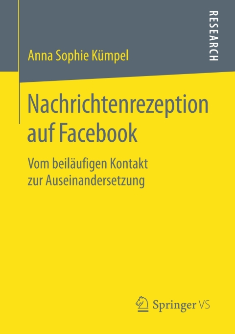 Cover image for book Nachrichtenrezeption auf Facebook