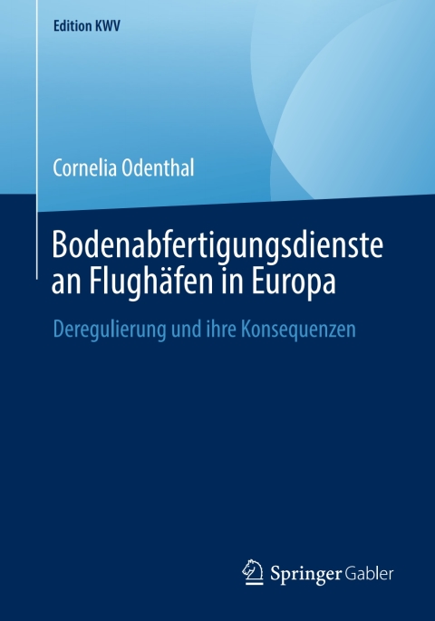 Cover image for book Bodenabfertigungsdienste an Flughäfen in Europa