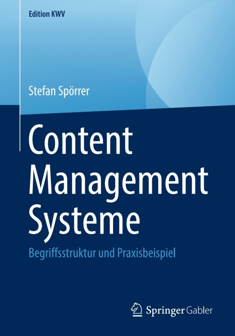 Cover image for book Content Management Systeme