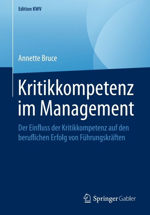 Cover image for book Kritikkompetenz im Management