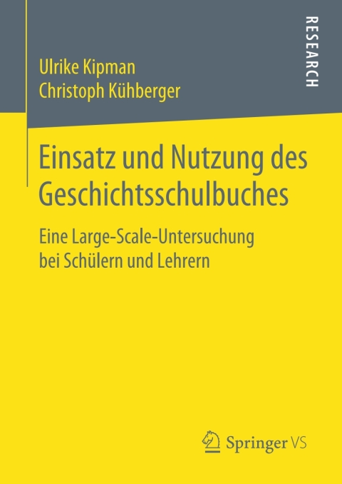 Cover image for book Einsatz und Nutzung des Geschichtsschulbuches