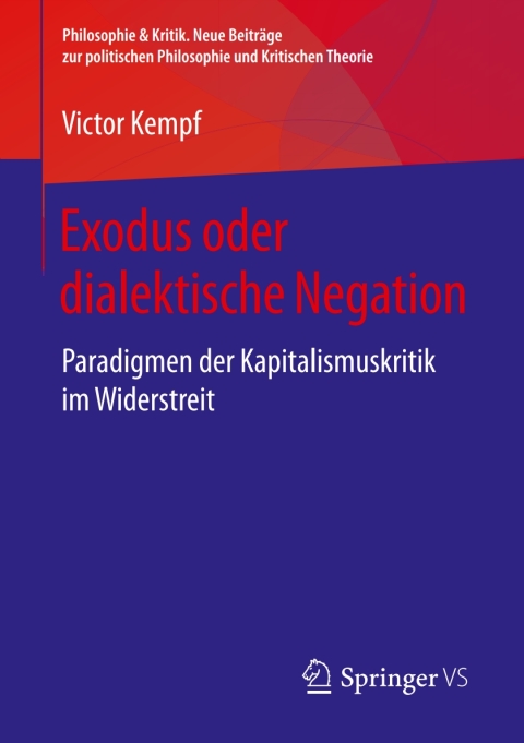 Cover image for book Exodus oder dialektische Negation