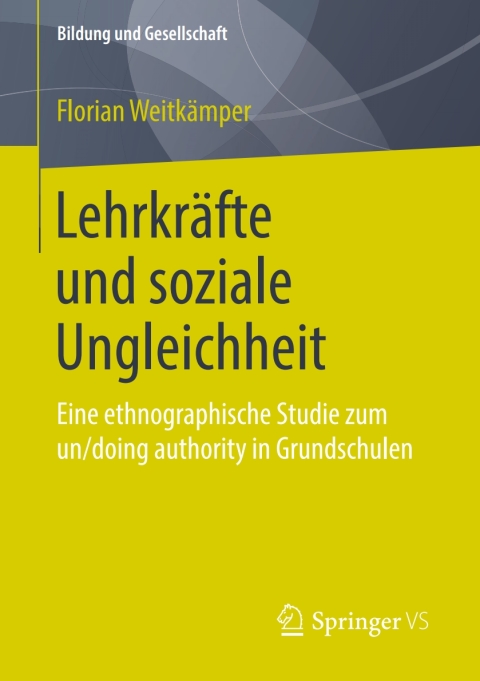 Cover image for book Lehrkräfte und soziale Ungleichheit