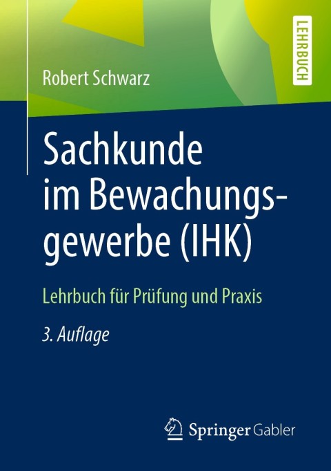 Cover image for book Sachkunde im Bewachungsgewerbe (IHK)