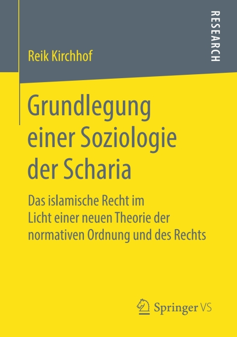 Cover image for book Grundlegung einer Soziologie der Scharia