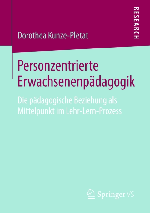 Cover image for book Personzentrierte Erwachsenenpädagogik