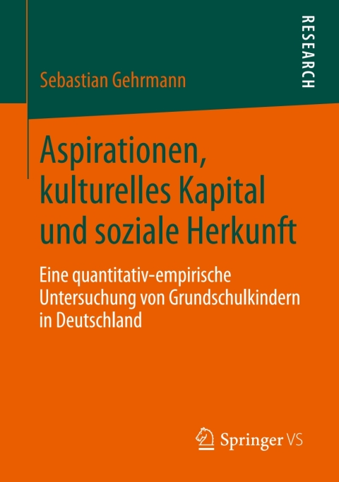 Cover image for book Aspirationen, kulturelles Kapital und soziale Herkunft